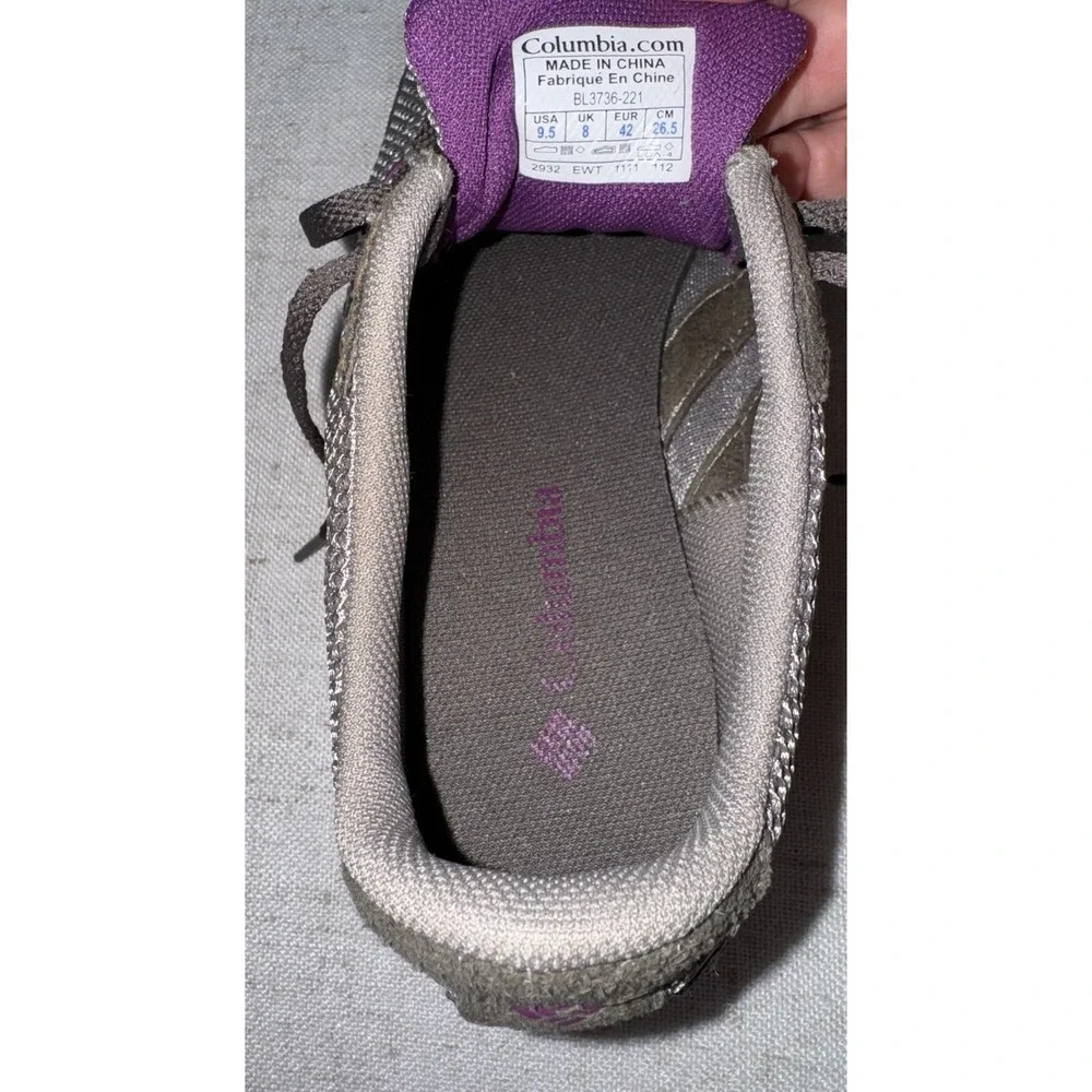 NEW Women's Columbia Techlite Purple Taupe Tennis‎ Athletic Running Shoes 9.5